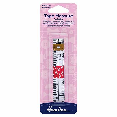 H252 Tape Measure: Analogical Metric/Imperial - 150cm..